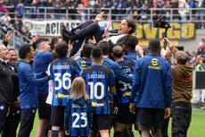 Inter de Milán celebra el título de la Serie A con victoria sobre Torino
