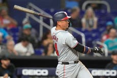 Nacionales barren en serie de cuatro juegos a los Marlins, al imponerse 7-2