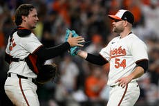 Henderson dispara jonrón en la primera y Orioles derrotan 2-0 a Yankees en el primero de la serie