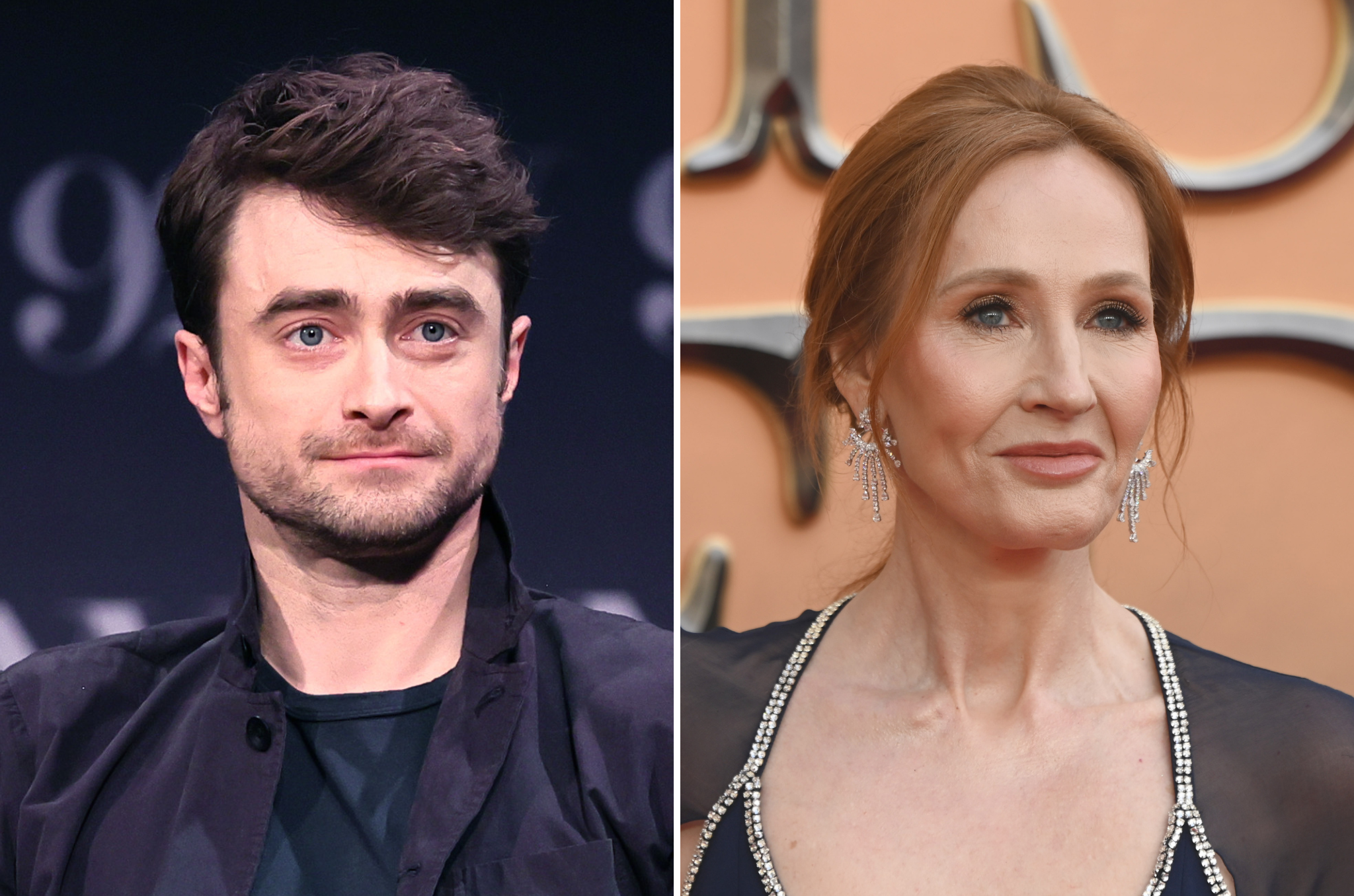 Daniel Radcliffe y J. K. Rowling