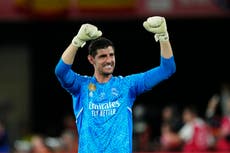 Courtois se alista para su primer juego de la temporada con Real Madrid tras recuperarse de lesiones