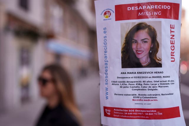 <p>La ciudadana estadounidense Ana Knezevich Henao desapareció en Madrid, España el 2 de febrero de 2024 </p>