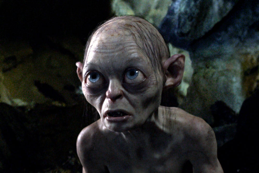 Andy Serkis como Gollum en ‘El Hobbit: Un viaje inesperado’ (2012)