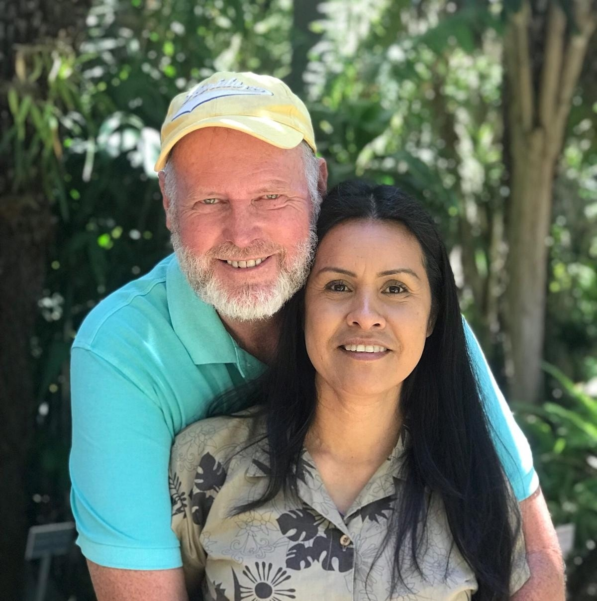 Ron Hoff y su esposa Cristina