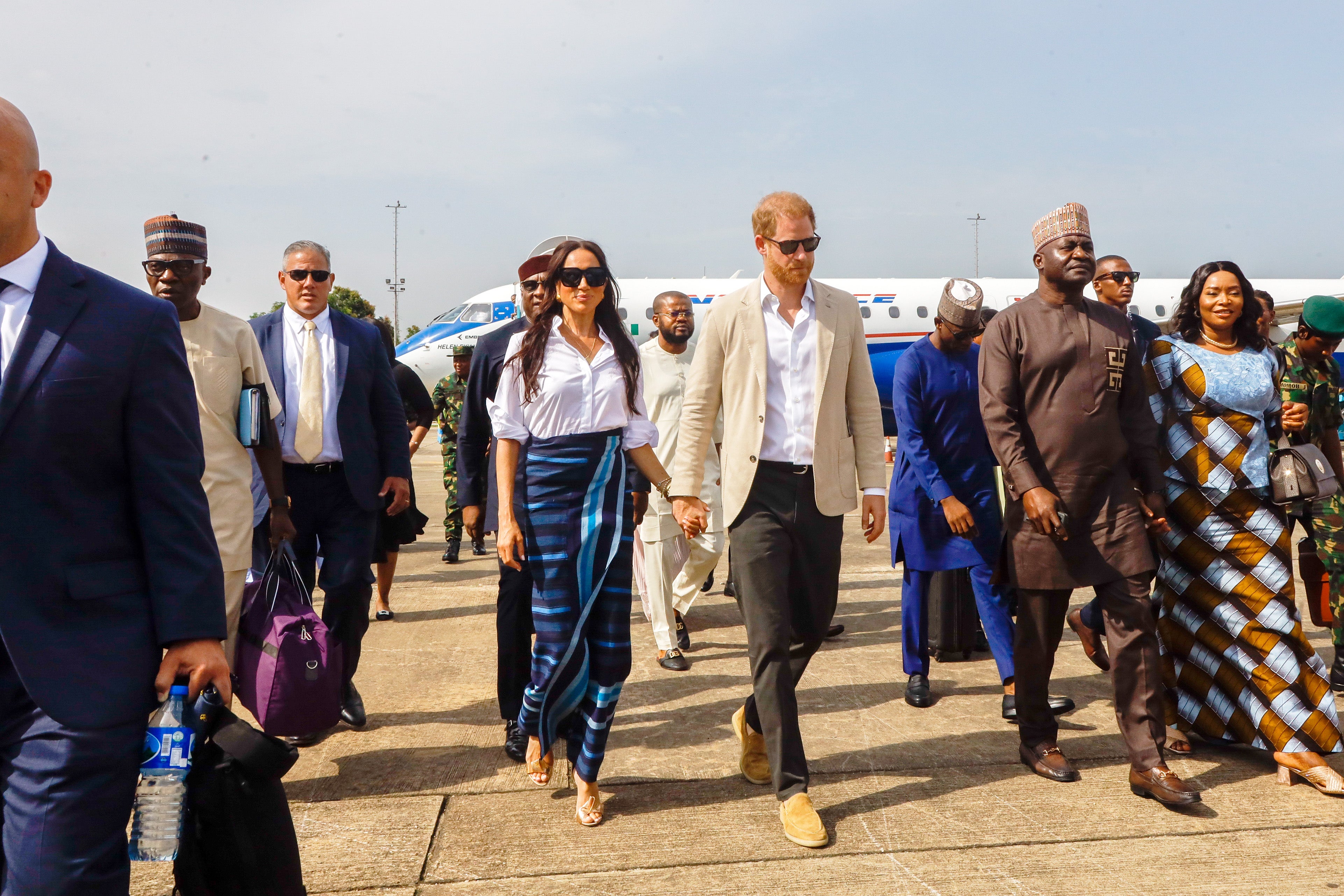 Harry y Meghan han pasado los últimos tres días de gira por Nigeria
