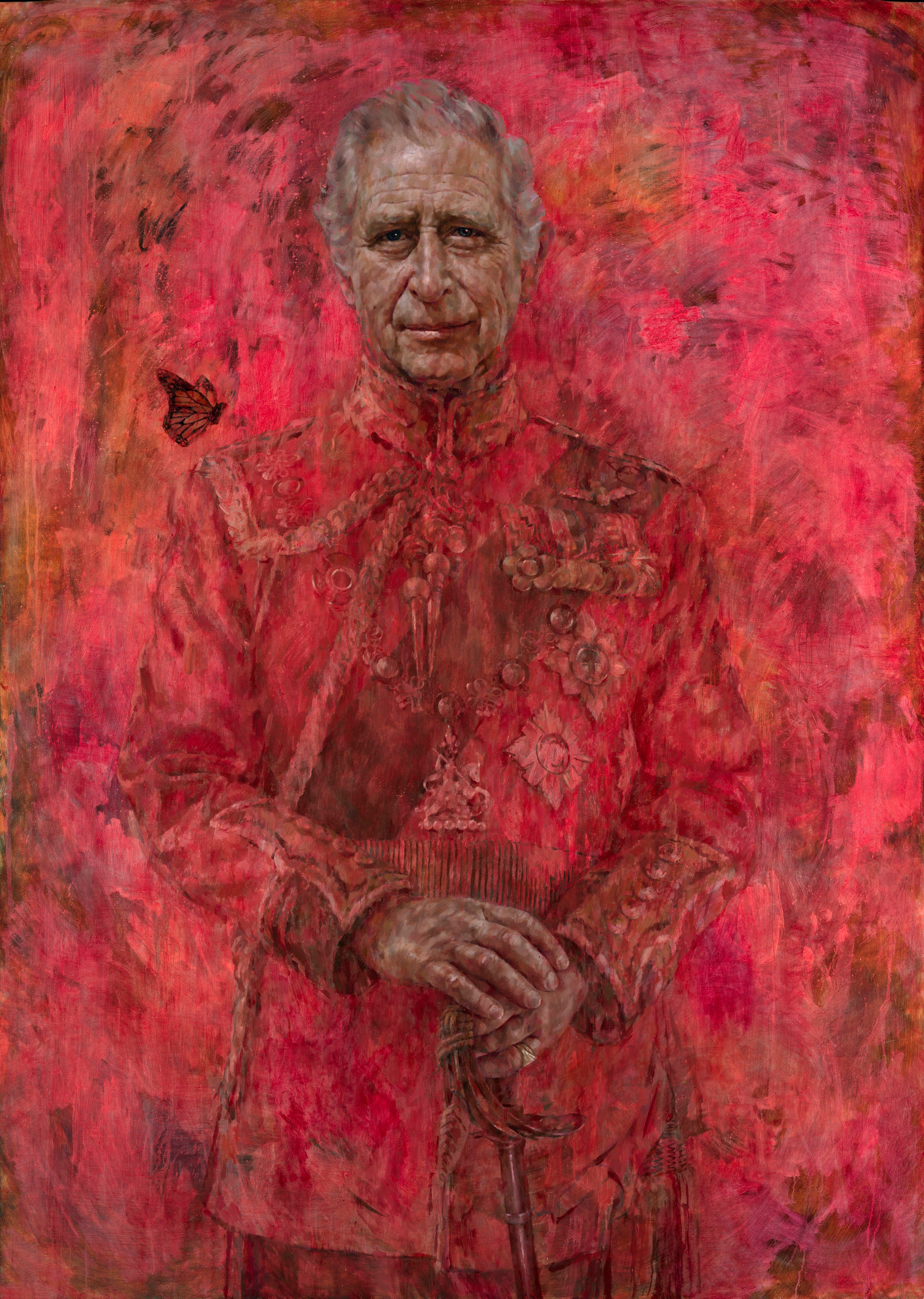 El retrato está expuesto al público en la Philip Mould Gallery de Londres