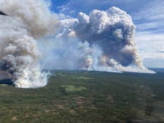 Incendio forestal en el oeste de Canadá sigue creciendo; cada vez más personas tienen que evacuar