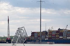 Buque que causó derrumbe del puente de Baltimore se quedó sin energía horas antes de dejar puerto