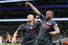 Man City palpita su 4to título en la Premier tras vencer 2-0 a Tottenham