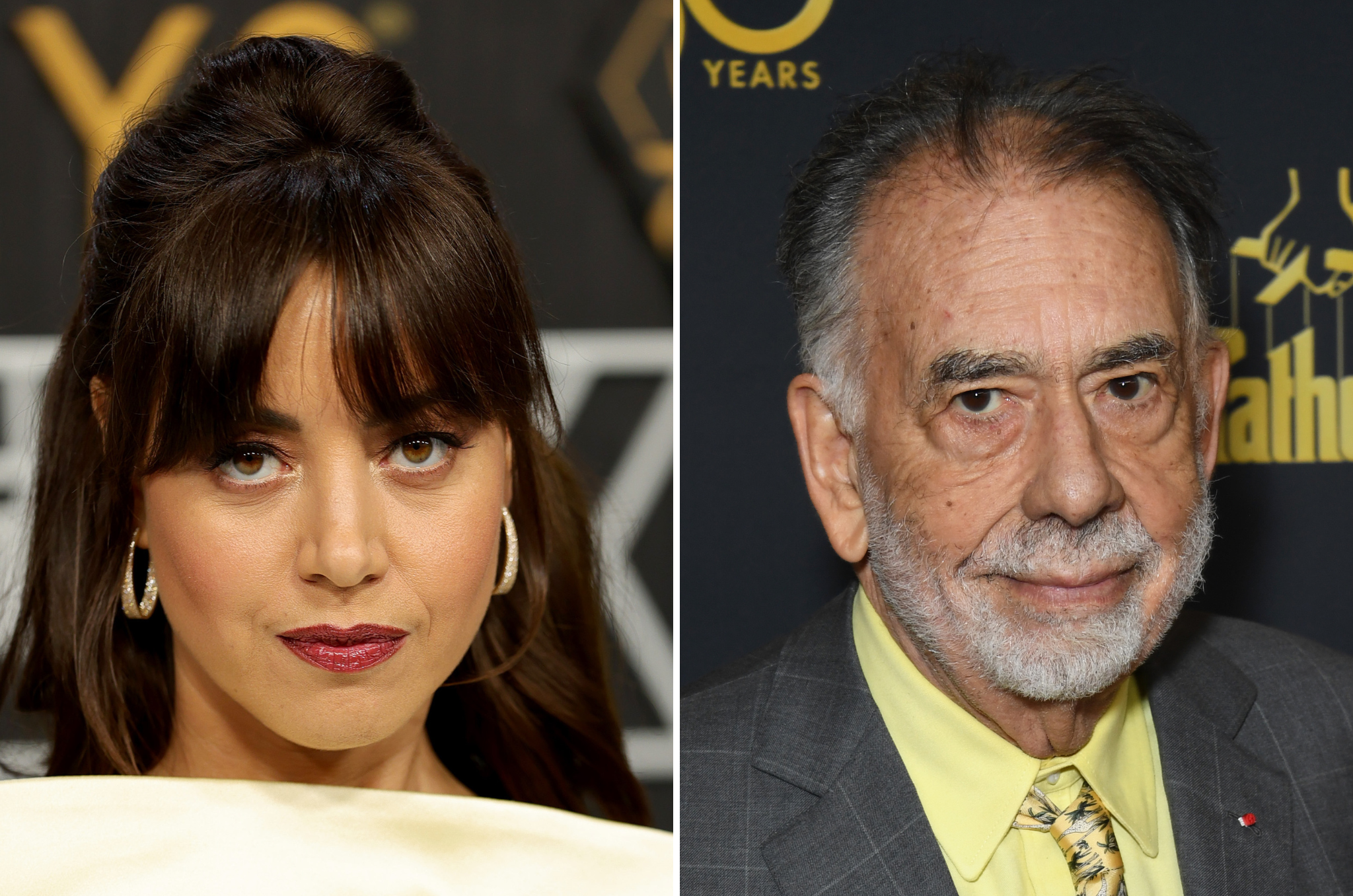 Aubrey Plaza interpreta a la ambiciosa periodista Wow Platinum en la próxima epopeya de ciencia ficción de Francis Ford Coppola