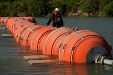 Futuro de boyas para bloqueo de migrantes podría depender de si el río Bravo es “navegable”