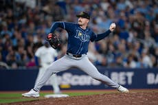 Alexander coquetea con juego perfecto hasta la 8va en triunfo de Rays ante Azulejos