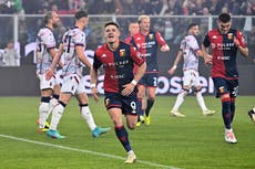 Genoa derrota 2-0 a Bologna en el cierre de la Serie A