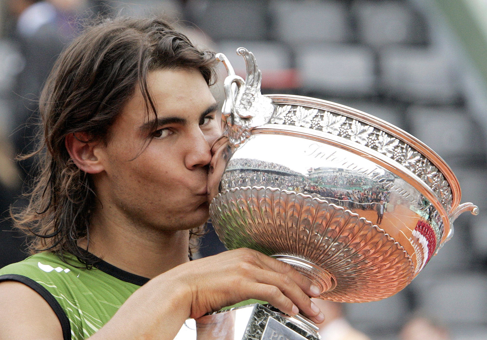 Nadal ganó su primer Abierto de Francia en 2005