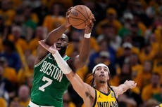 Los Celtics jugarán las Finales de la NBA al vencer 105-102 a los Pacers para completar la barrida