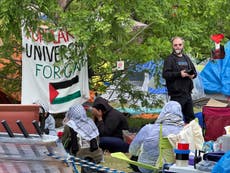 Universidad en Detroit suspende clases presenciales por campamento propalestino