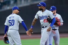 Ohtani y Smith ayudan a Dodgers a vencer 10-3 a Mets que barren serie de 3 juegos