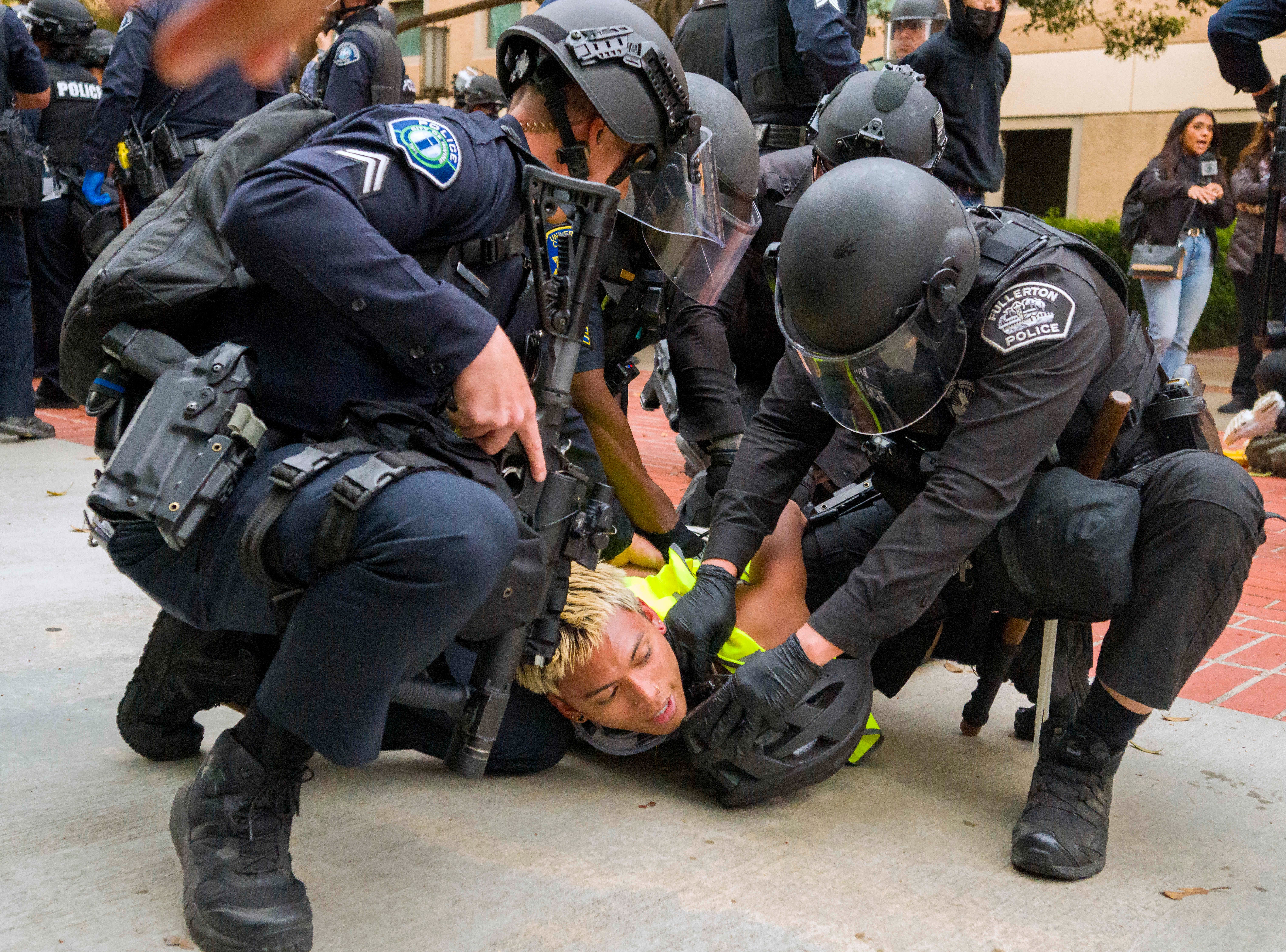 DETENCIONES-PROTESTAS UNIVERSITARIAS-PALESTINOS