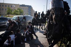 Judíos ultraortodoxos protestan en Jerusalén mientras Corte estudia ley sobre servicio militar