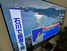 Fuertes sismos sacuden zona cercana a región japonesa azotada por un sismo letal el 1 de enero