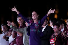 México tiene su primera presidenta tras 200 años de vida independiente. La recibirá un país violento