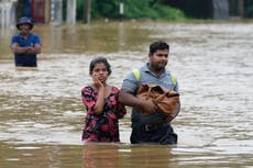 Sri Lanka cierra escuelas en medio de inundaciones y deslaves que dejaron al menos 10 muertos