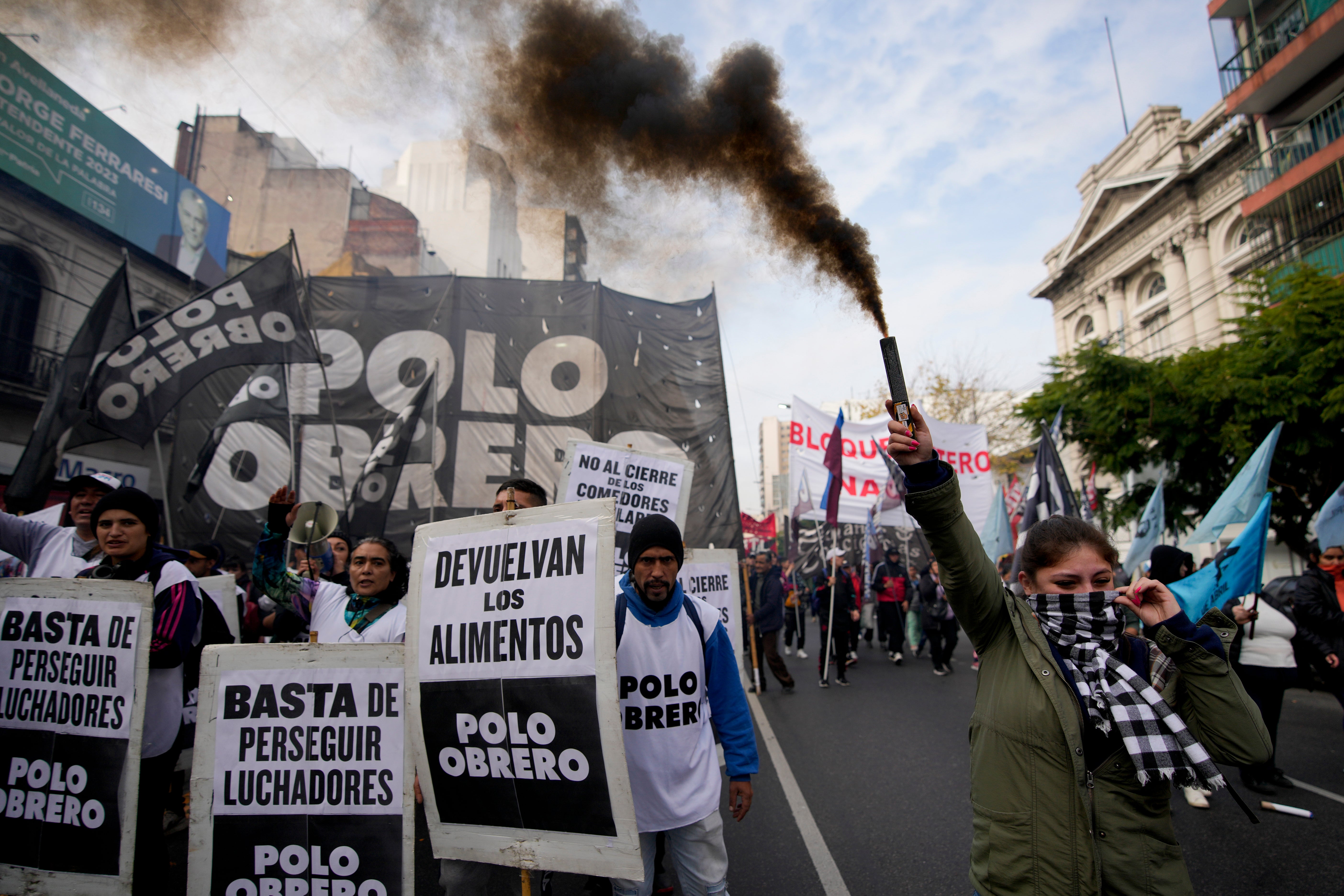ARGENTINA-ALIMENTOS PROTESTA