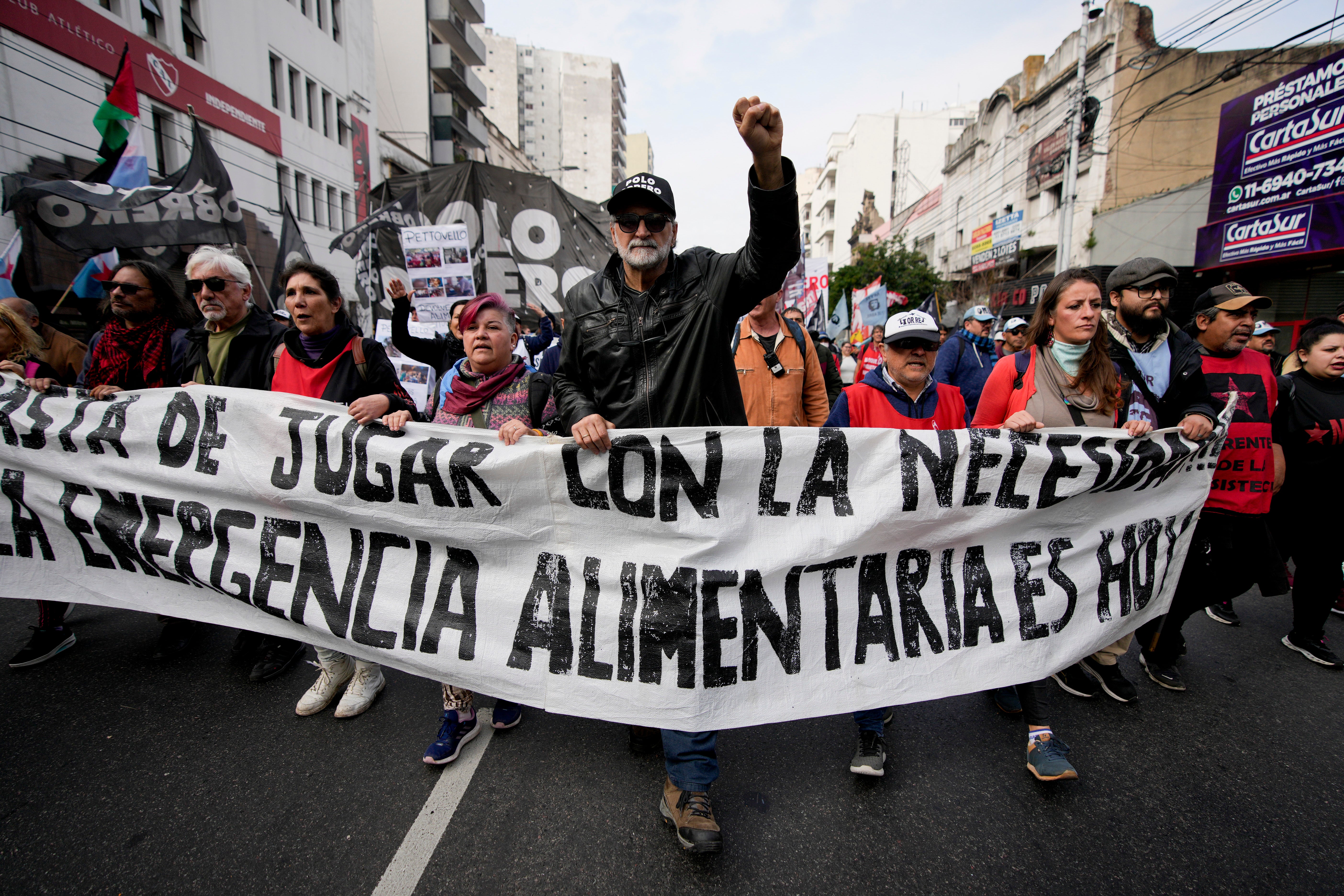 ARGENTINA-ALIMENTOS PROTESTA