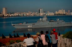 Cuba confirma que buques de guerra rusos llegarán la próxima semana
