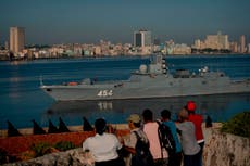 Cuba confirma que buques de guerra rusos llegarán la próxima semana