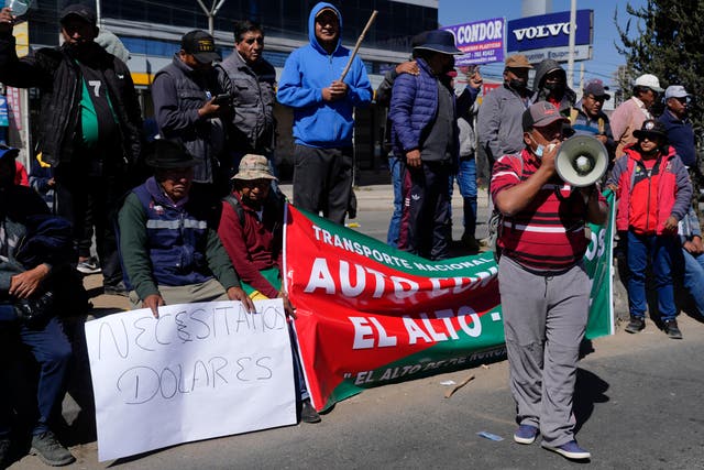 BOLIVIA-PROTESTAS