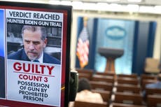 Declaran culpable a Hunter Biden de tres cargos: ¿cómo afectará el veredicto a las elecciones de EEUU?