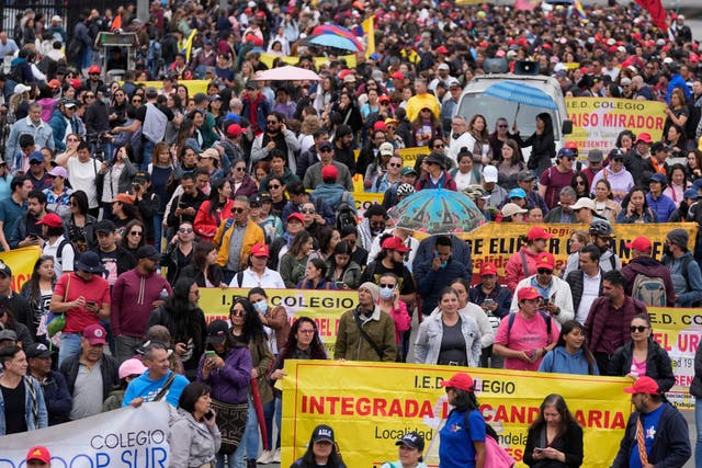 AMS-GEN COLOMBIA-PROTESTA MAESTROS