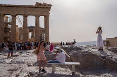 Grecia: Cierran el Acrópolis por ola de calor