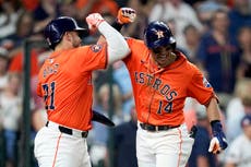 Brown lanza seis entradas en ceros, Dubón batea jonrón y Astros vencen 4-0 a Tigres