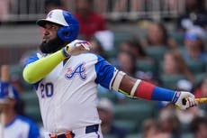 Ozuna conecta uno de 4 jonrones de Atlanta en triunfo 9-2 ante Rays