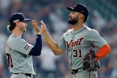 Green pega dos jonrones, con 6 hits y Tigres aplastan 13-5 a Astros