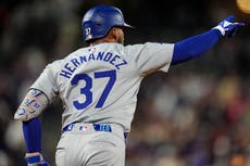 Grand Slam de Hayward, y jonrón de Hernández en el 9no dan triunfo a Dodgers ante Rockies