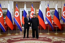 Norcorea dice que acuerdo entre Putin y Kim estipula asistencia militar inmediata en caso de guerra