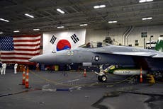 Portaaviones de EEUU llega a Surcorea en demostración de fuerza