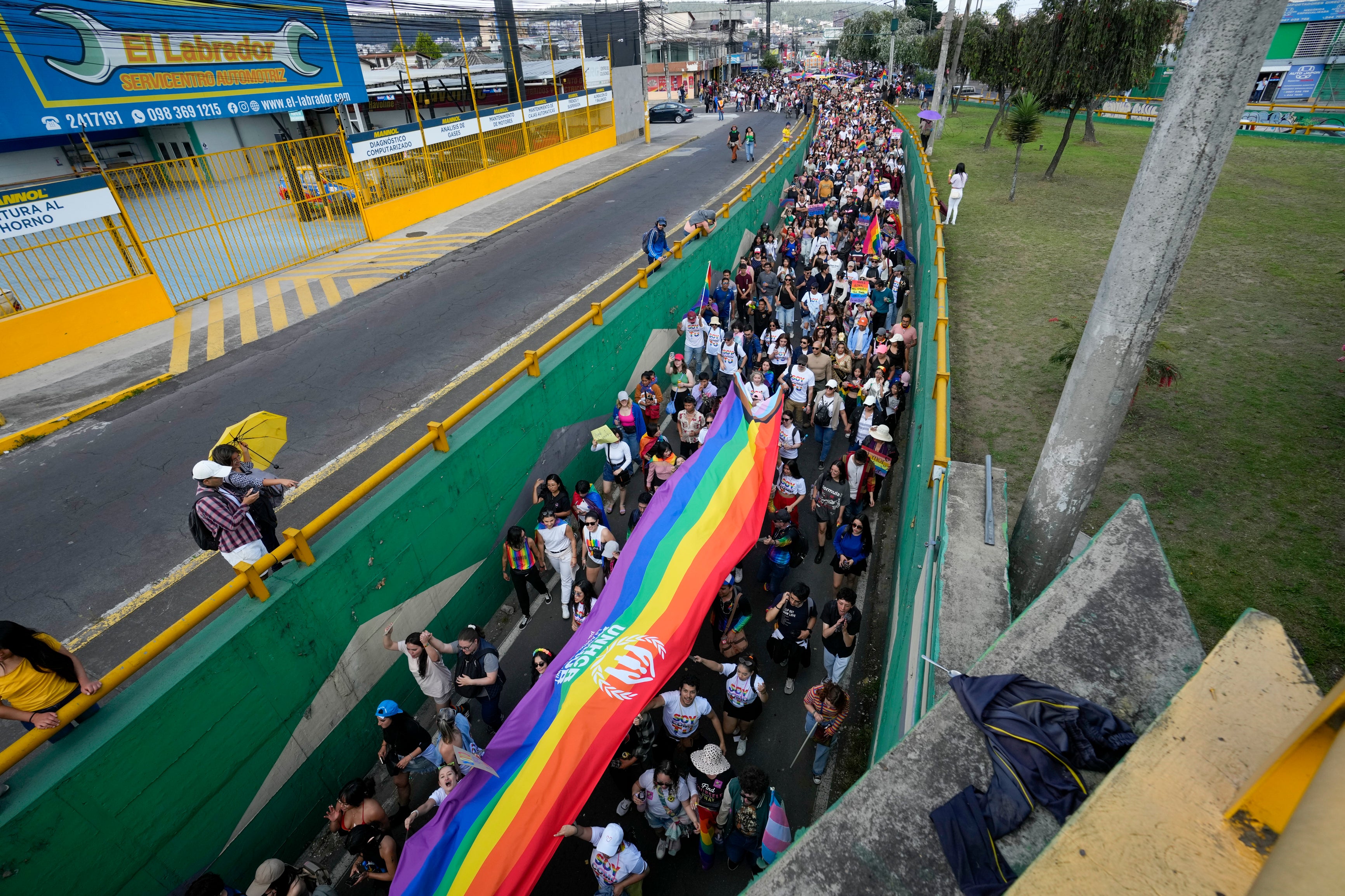 ECUADOR-DESFILE ORGULLO GAY