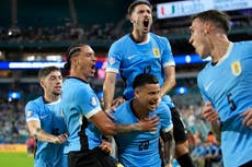 Uruguay derrota 3-1 a una porfiada Panamá en su debut en la Copa América