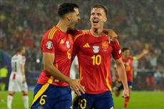 España tiene que remontar, pero consigue su boleto a cuartos de la Euro al vencer 4-1 a Georgia