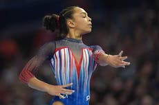 Ella es Hezly Rivera, la adolescente de 16 años del equipo olímpico de gimnasia de EEUU