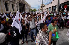 Guatemala: campesinos marchan contra la corrupción y alto costo de los alimentos