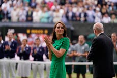 Catalina, la princesa de Gales, asistirá a la final varonil de Wimbledon