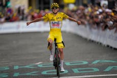 Pogacar surge al final del último ascenso y gana la 14ma etapa del tour de Francia