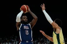 LeBron James, a sus 39 años, sigue siendo el centro de atención de USA Basketball en París