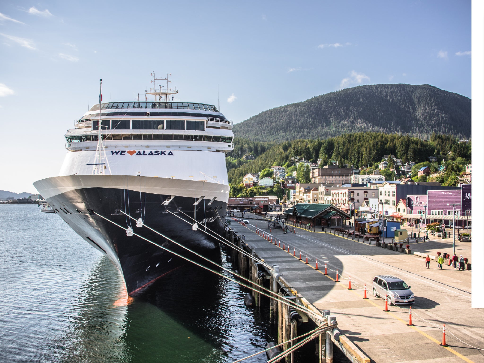 Ketchikan (Alaska) es el primer puerto para muchos cruceros que se dirigen a lugares más nórdicos