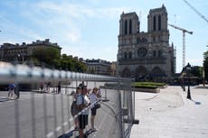 Instalan perímetro de seguridad en París previo a la ceremonia de apertura de los Olímpicos